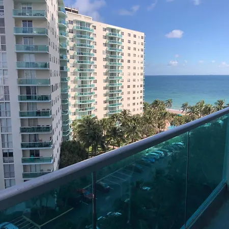 Cozy Ocean View Apartment By Miami Te Espera - Hallandale 11E